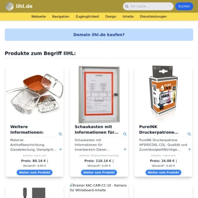 Screenshot iihl.de