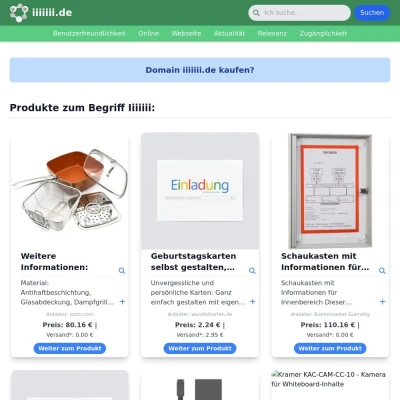 Screenshot iiiiiii.de