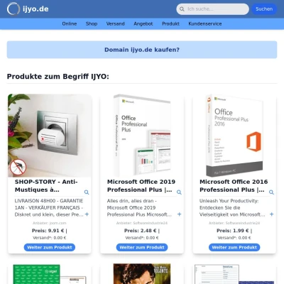 Screenshot ijyo.de