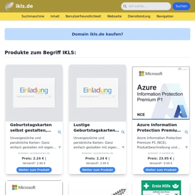 Screenshot ikls.de