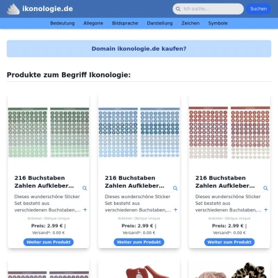 Screenshot ikonologie.de