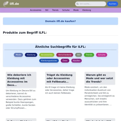 Screenshot ilfl.de