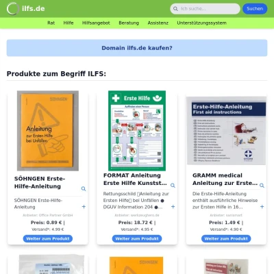Screenshot ilfs.de