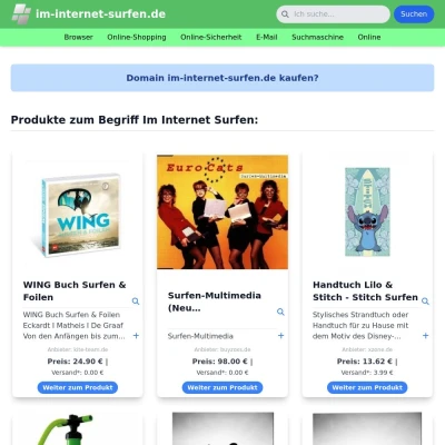 Screenshot im-internet-surfen.de