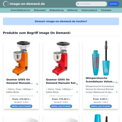 Screenshot image-on-demand.de