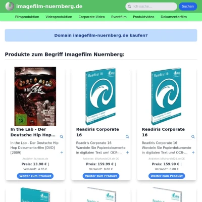 Screenshot imagefilm-nuernberg.de