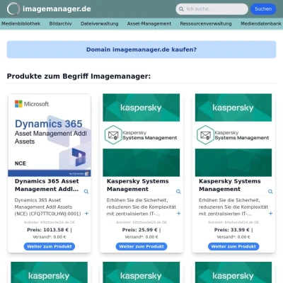 Screenshot imagemanager.de