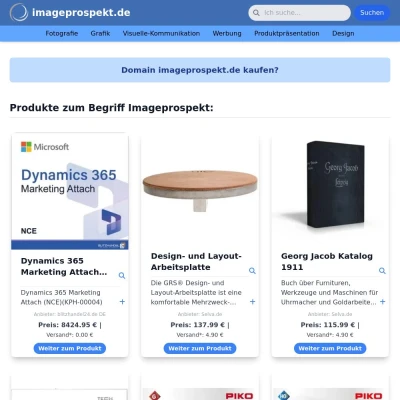 Screenshot imageprospekt.de