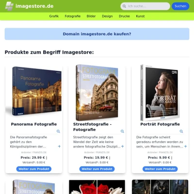 Screenshot imagestore.de