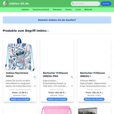 Screenshot imbiss-24.de