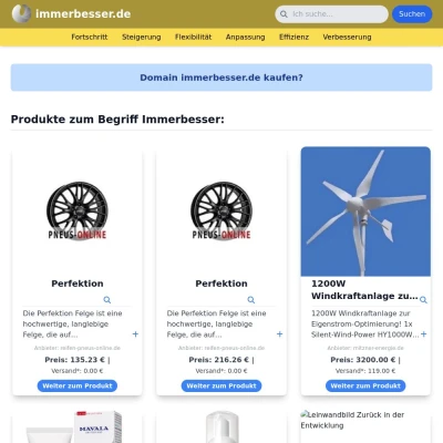 Screenshot immerbesser.de