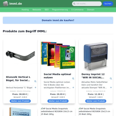 Screenshot imml.de