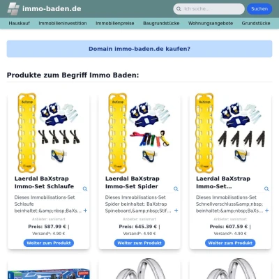 Screenshot immo-baden.de