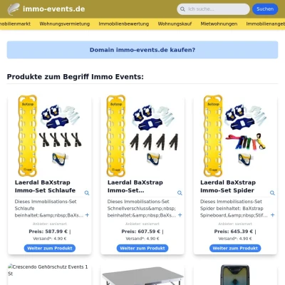 Screenshot immo-events.de