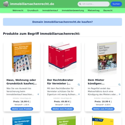 Screenshot immobiliarsachenrecht.de