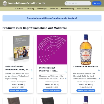 Screenshot immobilie-auf-mallorca.de