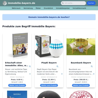 Screenshot immobilie-bayern.de