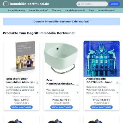 Screenshot immobilie-dortmund.de