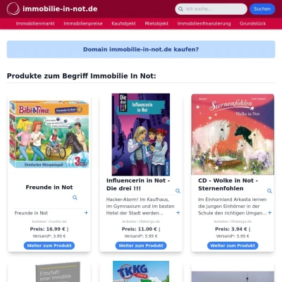 Screenshot immobilie-in-not.de