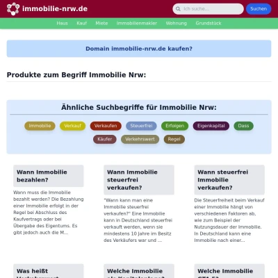 Screenshot immobilie-nrw.de