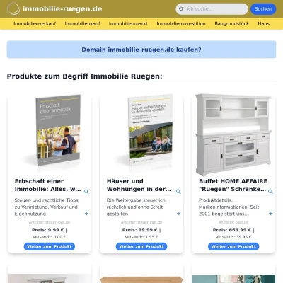 Screenshot immobilie-ruegen.de