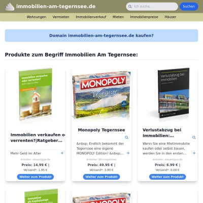 Screenshot immobilien-am-tegernsee.de