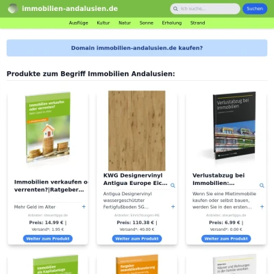 Screenshot immobilien-andalusien.de