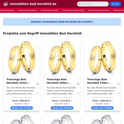 Screenshot immobilien-bad-hersfeld.de