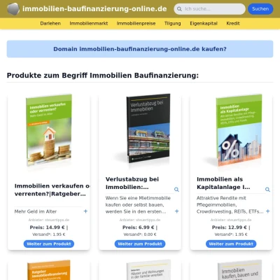 Screenshot immobilien-baufinanzierung-online.de