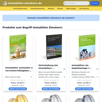 Screenshot immobilien-elmshorn.de