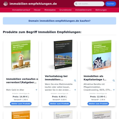 Screenshot immobilien-empfehlungen.de