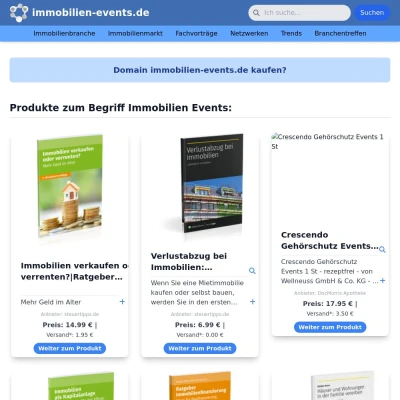 Screenshot immobilien-events.de