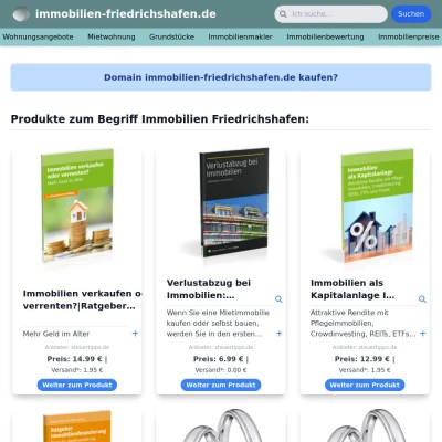 Screenshot immobilien-friedrichshafen.de