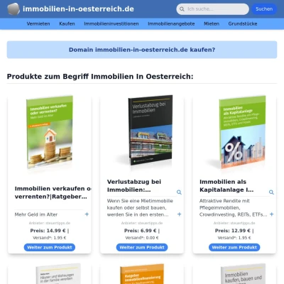 Screenshot immobilien-in-oesterreich.de