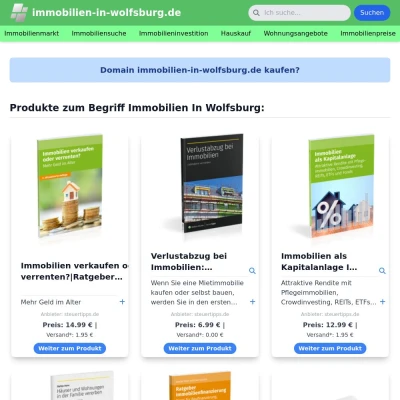 Screenshot immobilien-in-wolfsburg.de