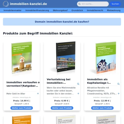 Screenshot immobilien-kanzlei.de