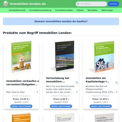 Screenshot immobilien-london.de