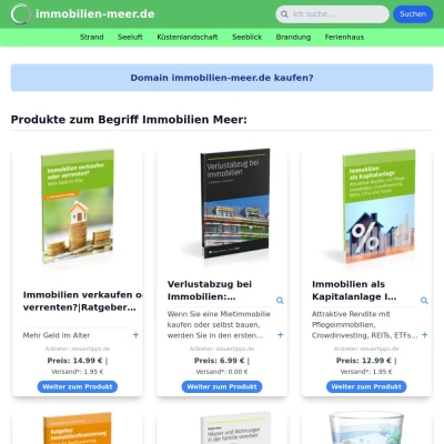 Screenshot immobilien-meer.de