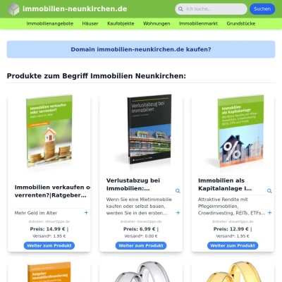 Screenshot immobilien-neunkirchen.de