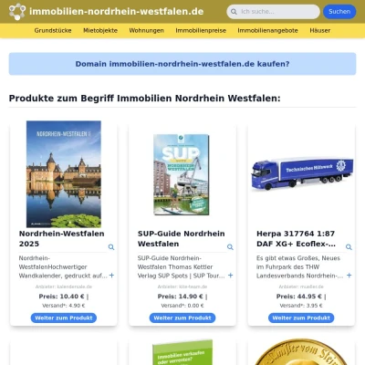 Screenshot immobilien-nordrhein-westfalen.de