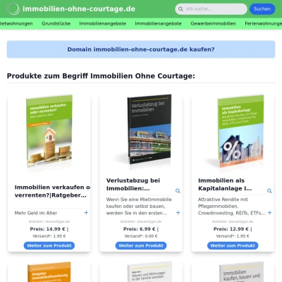 Screenshot immobilien-ohne-courtage.de