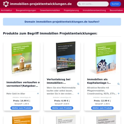 Screenshot immobilien-projektentwicklungen.de