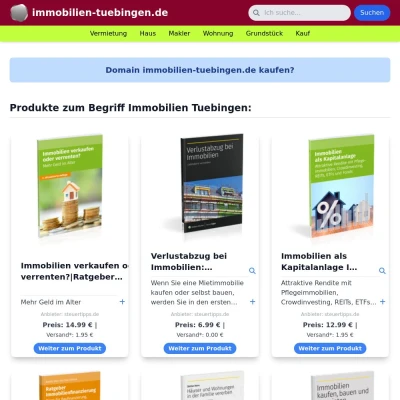 Screenshot immobilien-tuebingen.de