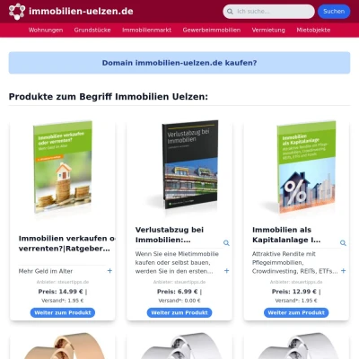 Screenshot immobilien-uelzen.de