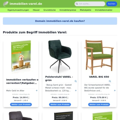 Screenshot immobilien-varel.de