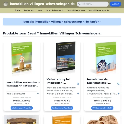 Screenshot immobilien-villingen-schwenningen.de