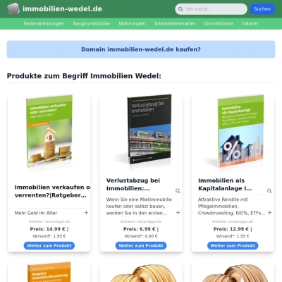 Screenshot immobilien-wedel.de