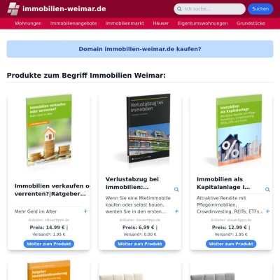 Screenshot immobilien-weimar.de