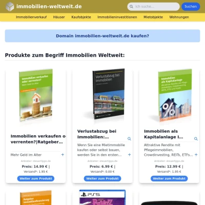 Screenshot immobilien-weltweit.de