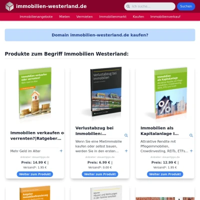 Screenshot immobilien-westerland.de